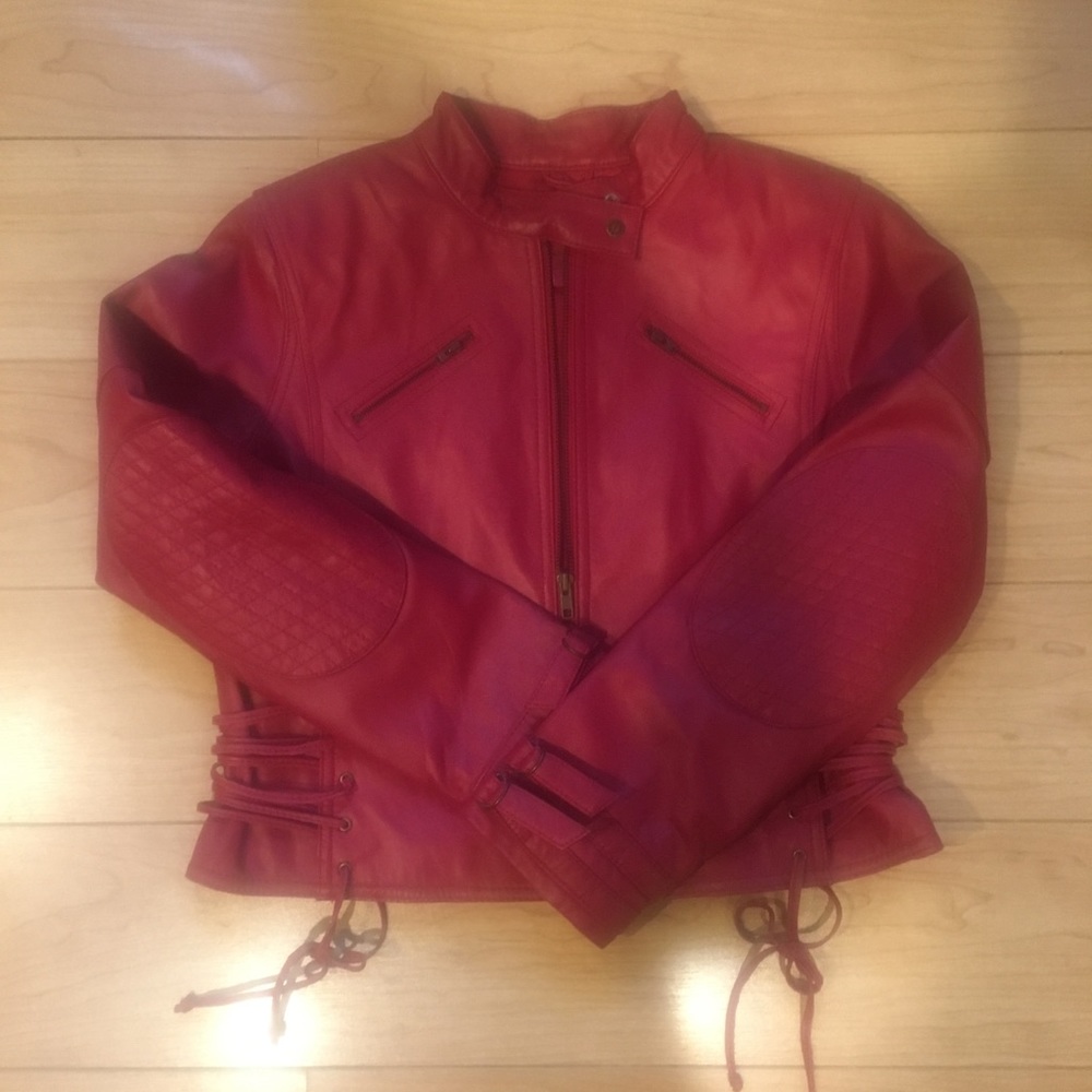 Thalia Sodi Leather Jacket Size L